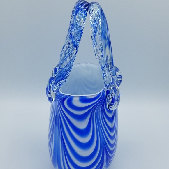 Glass Purse Vase - Picture 2 of 4